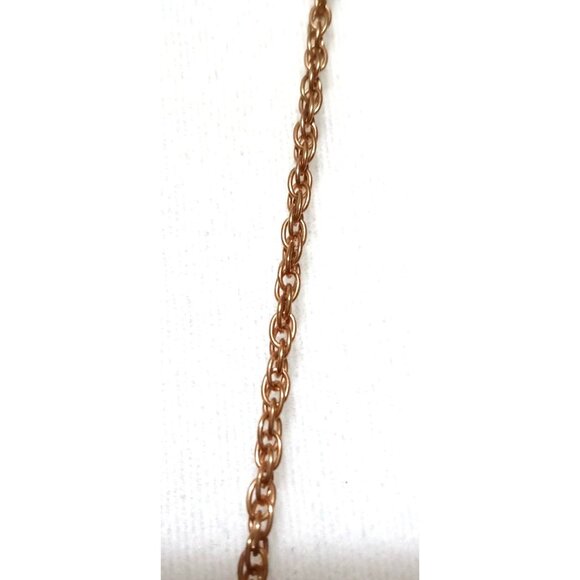 Vintage Black Oval Bead Necklace Tassel Pendant Antiqued Gold Tone 24" Chain - Picture 7 of 7